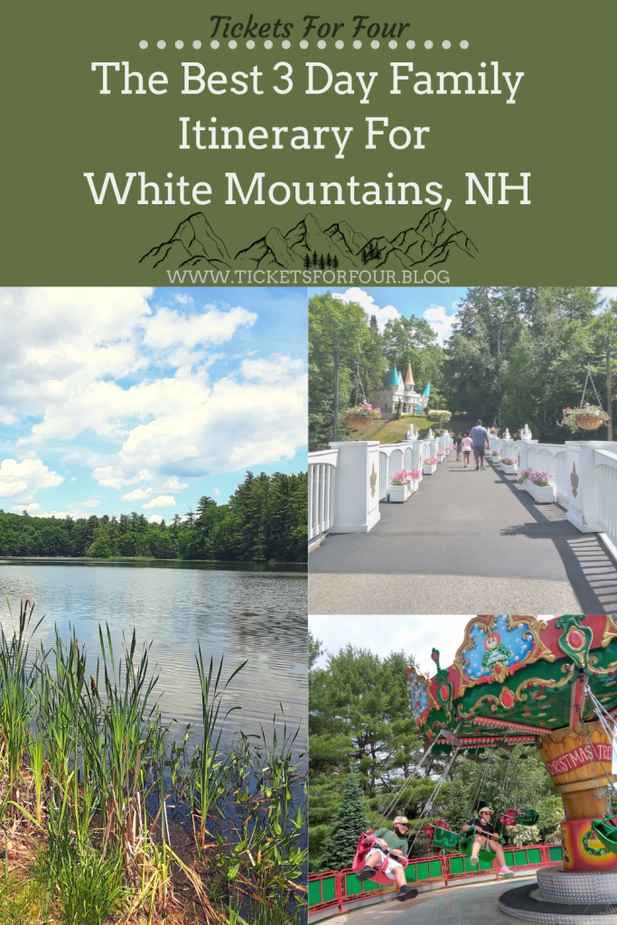 The Best 3 Day Family Itinerary For White Mountains, New Hampshire:Located in Northern New England White Mountains, New Hampshire receives over 6 million visitors every year. Families have been flocking to this destinations for generations. The best time to visit White Mountains, New Hampshire is any time. #WhatToDoInNewHampshire #WhatToDoWithKidsInNewHampshire #WhatToDoInNH #WhatToDoWithKidsInWhiteMountainsNewHampshire #WhatToDoInWhiteMountainsNewHampshir